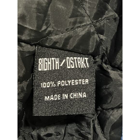 LOTR 8ighth Dstrkt Mens Royal Blue Long Sleeve Snap Bomber Jacket Size M - Picture 12 of 12